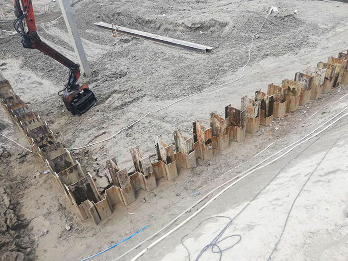 HU工法樁-上虞項(xiàng)目(圖2)